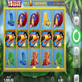 Slot machine 15 uova d’oro, con uccelli e animali