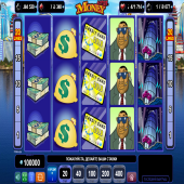 Action Money — slot machine con banconote in dollari, lingotti d’oro e auto di lusso